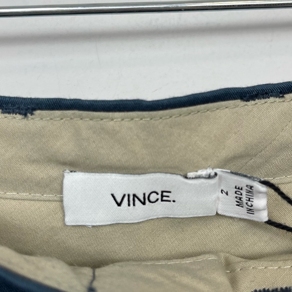 Vince Rolled Cuffed Chino Shorts Blue NWT Classic Preppy Women’s Size 2 - Picture 8 of 15